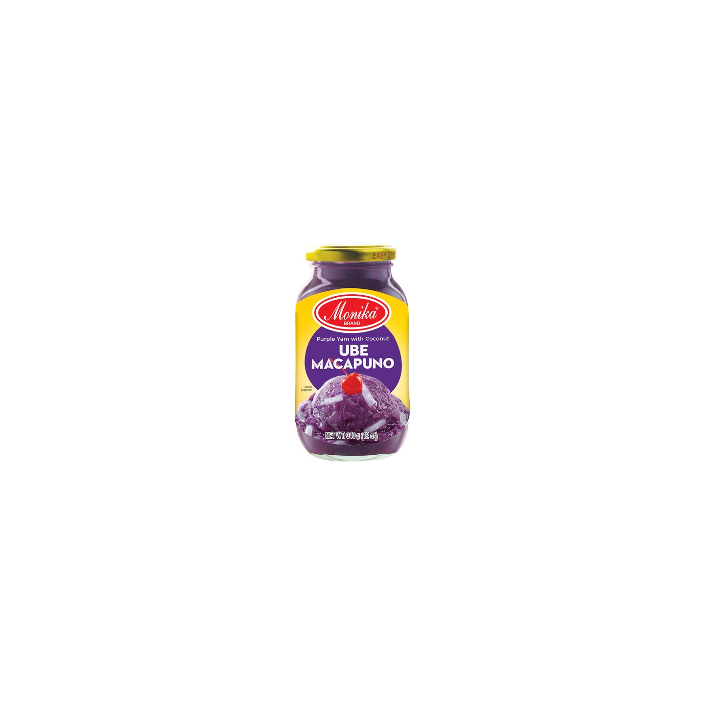 Puree fruits d'igname ailée pulpe de coco monika 12 x 340 g