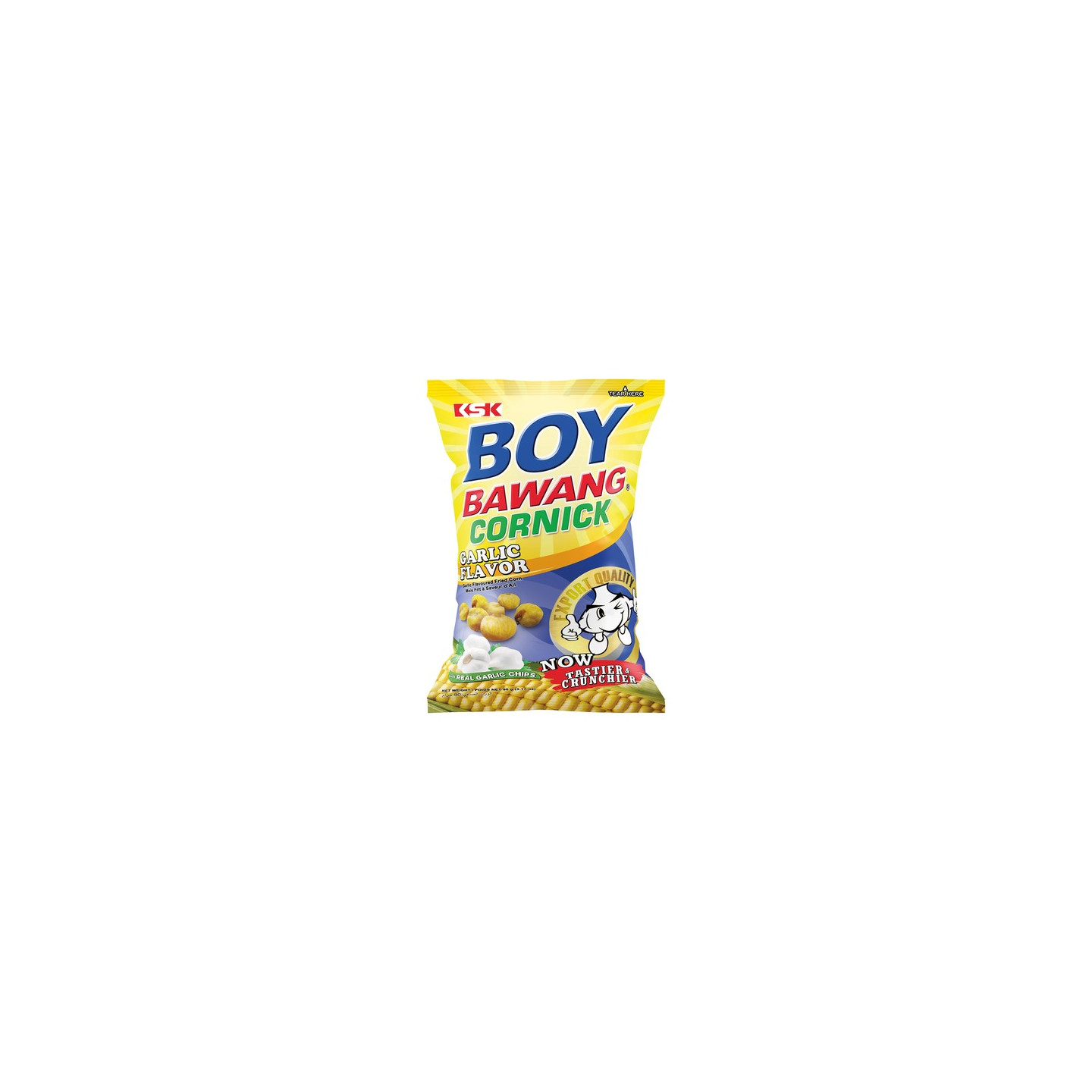 Snack de maïs ail boy bawang 40 x 100 g